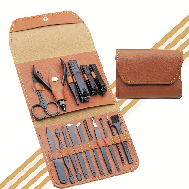 12/16 Profession Nail Clippers Set With Stainless Steel Nail Trimmer  Nail Files, Household Portable Nail Scissors Set